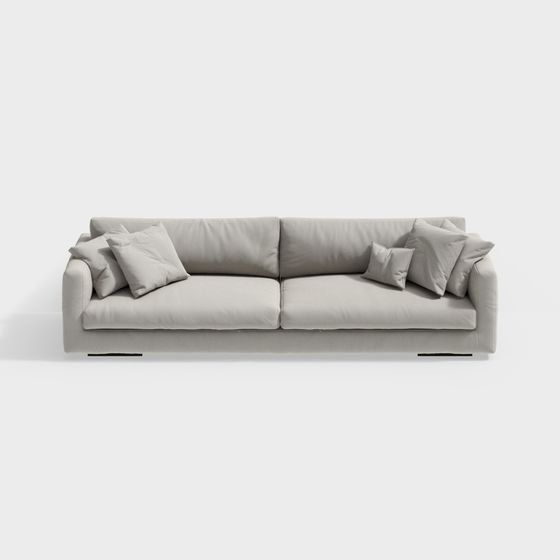 Modern Minimalist Sofa 3D model