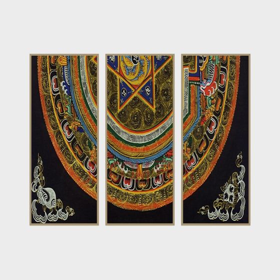 Tibetische dekorative Malerei