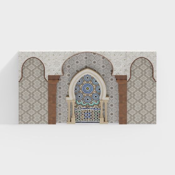 Moroccan Archway 3D model
