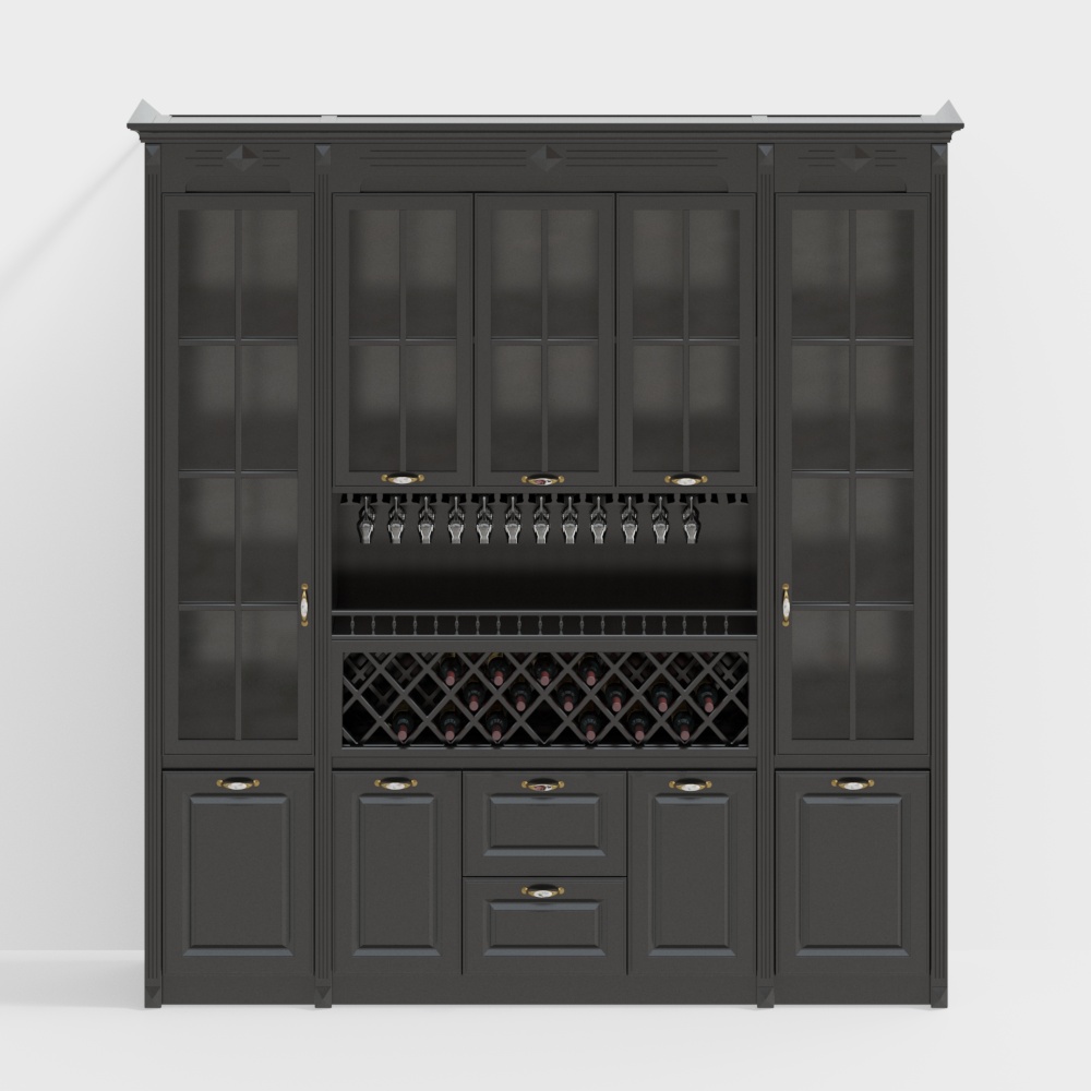 Amerikanischer Weinschrank