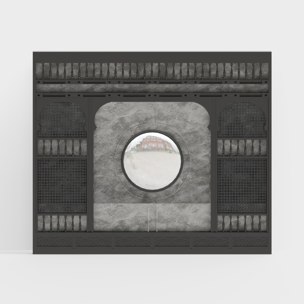 Southeast Asian ethnic wind background wall