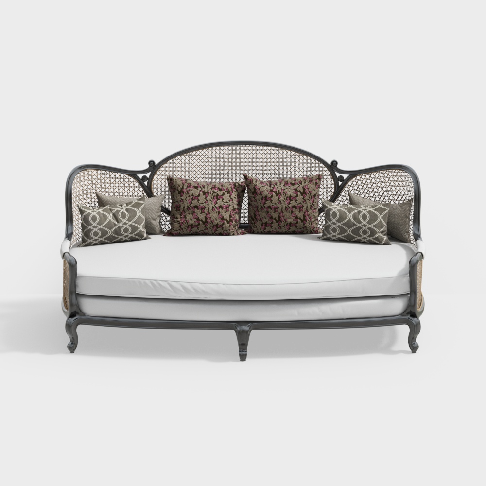 Südostasiatisches Multi-Personen-Sofa mit ethnischem Wind