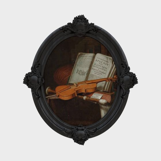 Vintage Still Life Painting Frame 3D model for Creative Projects