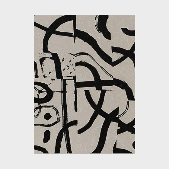 Abstract Lines 3D model - Vibrant Artistic Design