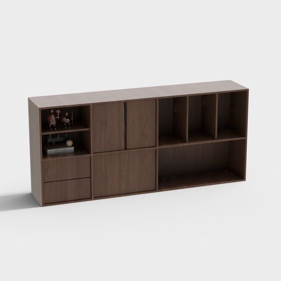 Urban Bookshelf 3D model