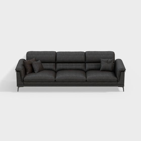 Urban Comfort Sofa 3D model for Modern Spaces
