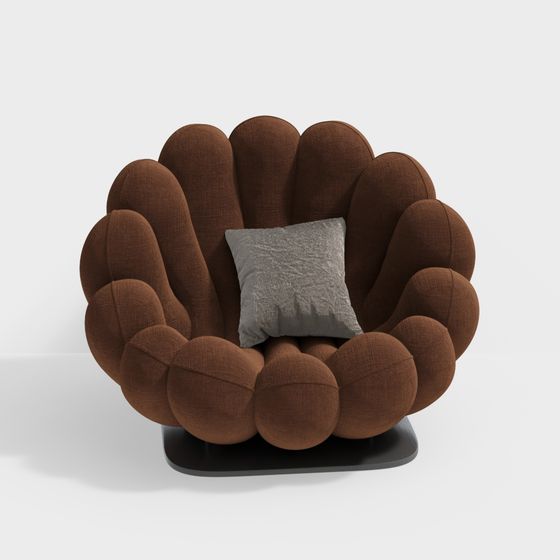 Petal Sofa 3D model for Modern Interiors
