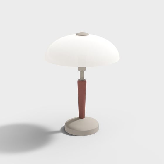 Elegant Low-Poly Table Lamp 3D model