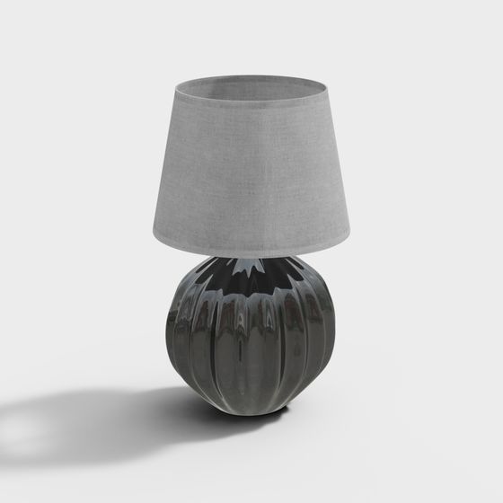 Stylish Low Poly Table Lamp 3D model