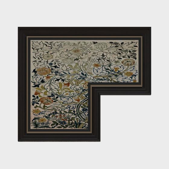 William Morris Floral Tapestry 3D model for Creative Projects