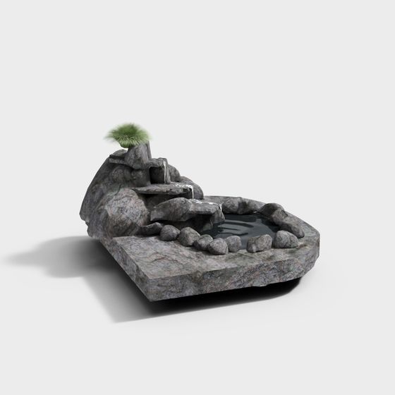 Natural Harmony 3D Model - Low Poly Design