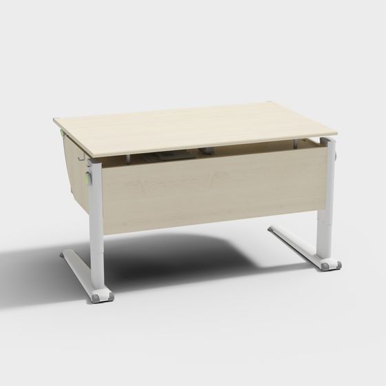 Flexible Work Desk 3D model