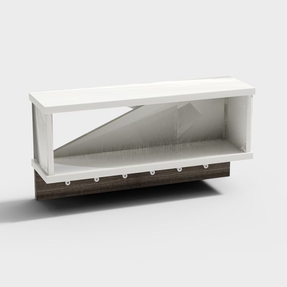 City Shelf 3D model - Modern Minimalist Design