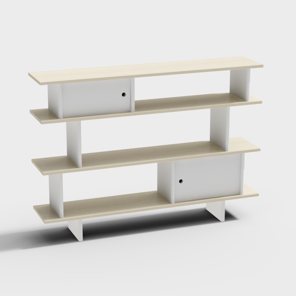 Children's wall storage cabinet