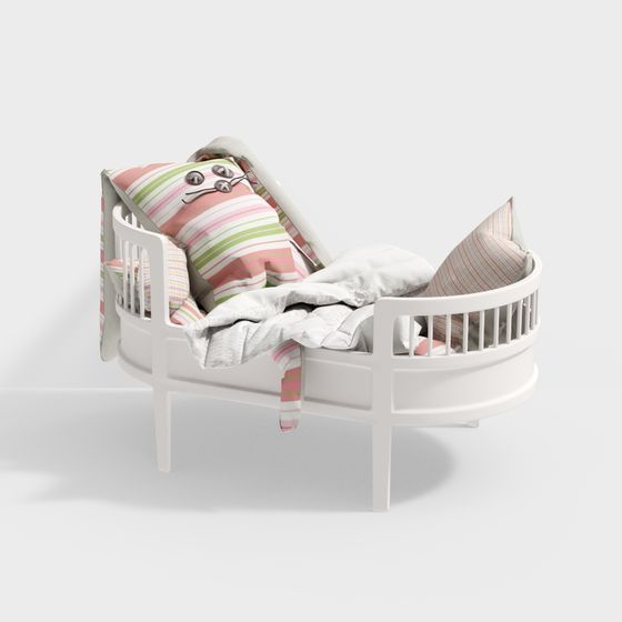 Dreamy Princess Bed 3D model