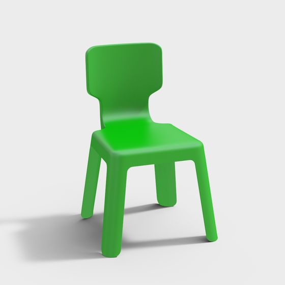 Colorful Kids Chair 3D model