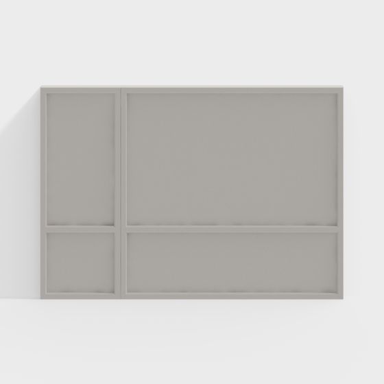 Minimalist Wall Panel 3D model