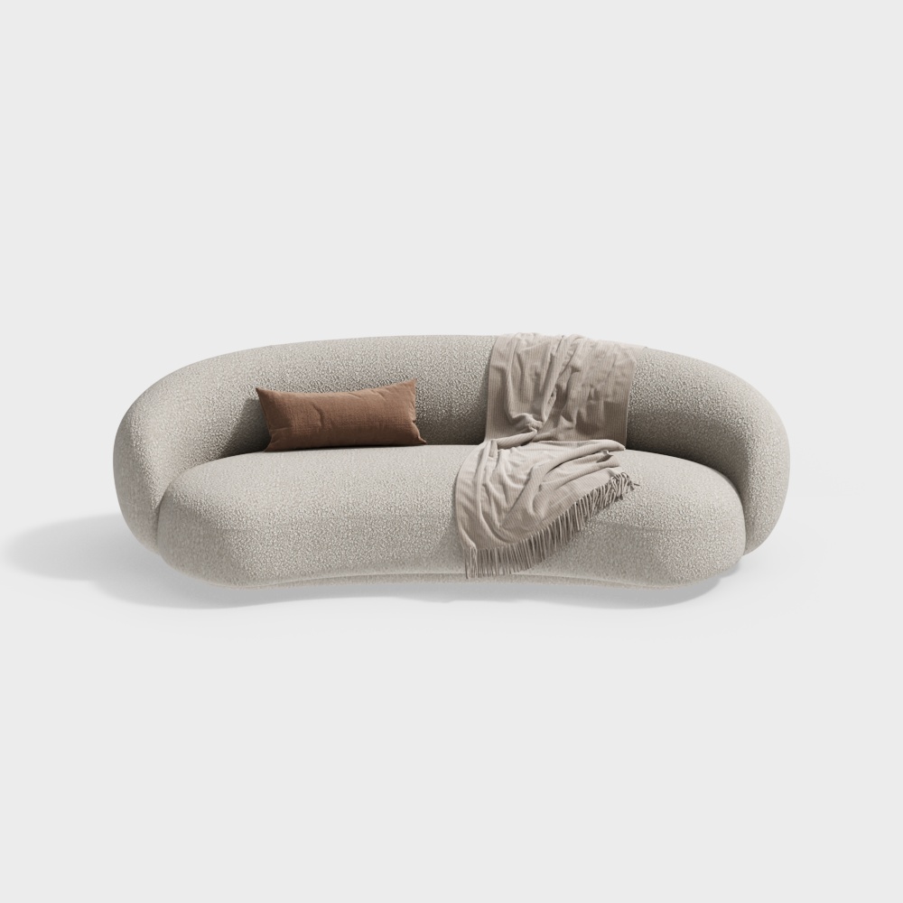 Creme fraiche multi-person sofa