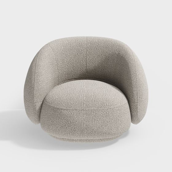 Французский односпальный диван в кремовом стиле