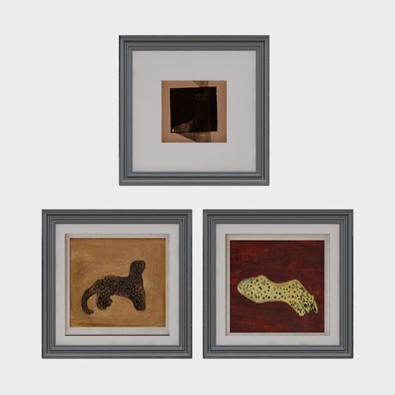 Abstract Leopard Shadow 3D model