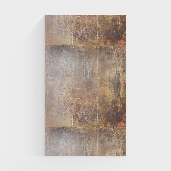 Rusty Old Wall 3D model