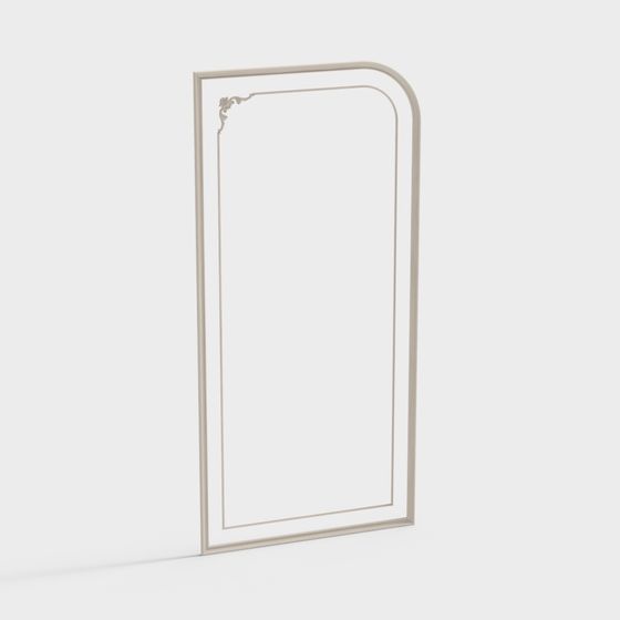 Elegant Arch Door 3D model for Modern and Classic Spaces