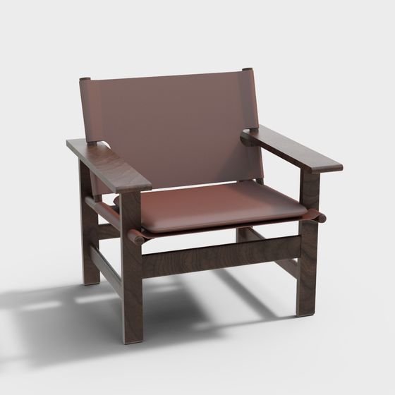 Elegant Minimalist 3D Chair Model