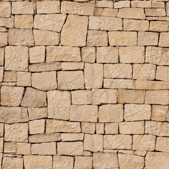 Elegant Beige Cultural Stone Wall Tile 3D Model