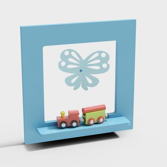 Childhood Train 3D model