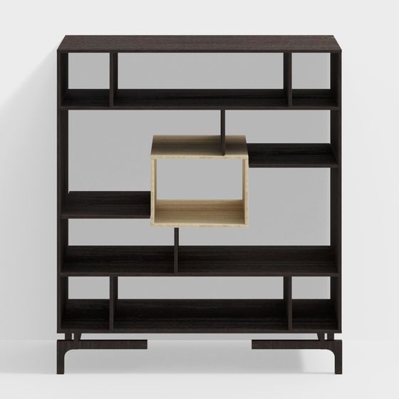 Urban Elegance Bookshelf 3D model