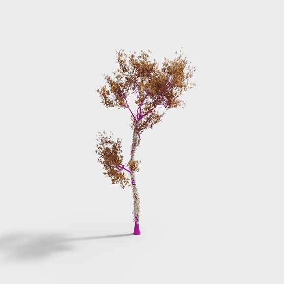 Autumn Spirit 3D Model Tree for Creative Projects