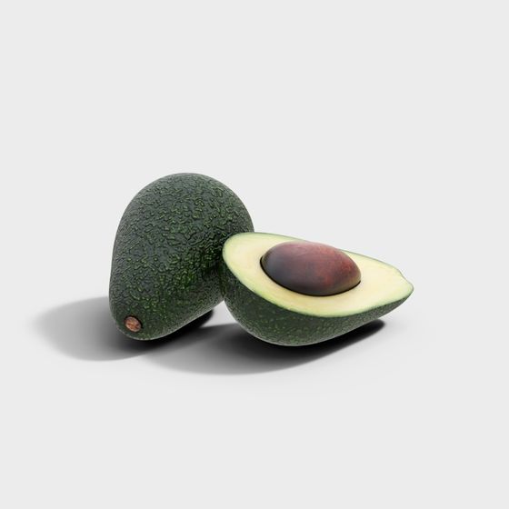 Fresh Green Avocado Fruits and Vegetables Decoration