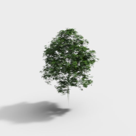 Vibrant 3D Tree Model Inspired by Nature