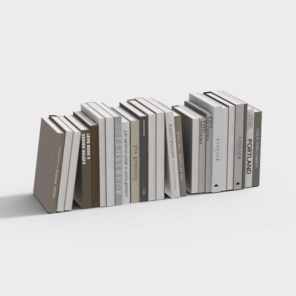 Modern book portfolio