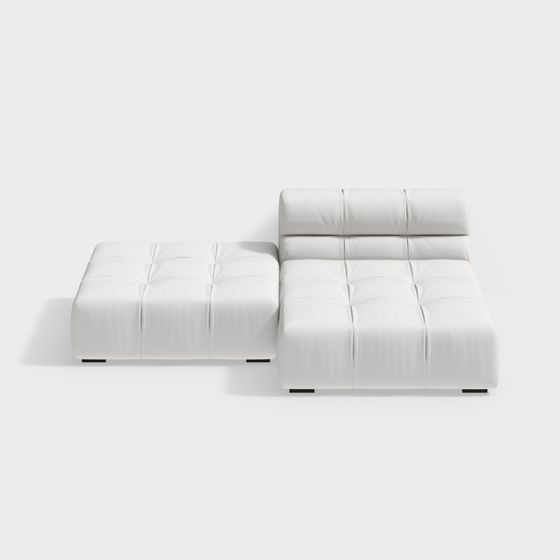 Urban Comfort Minimalist Sofa 3D model
