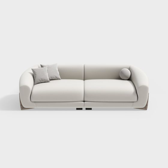 Urban Comfort Sofa 3D model