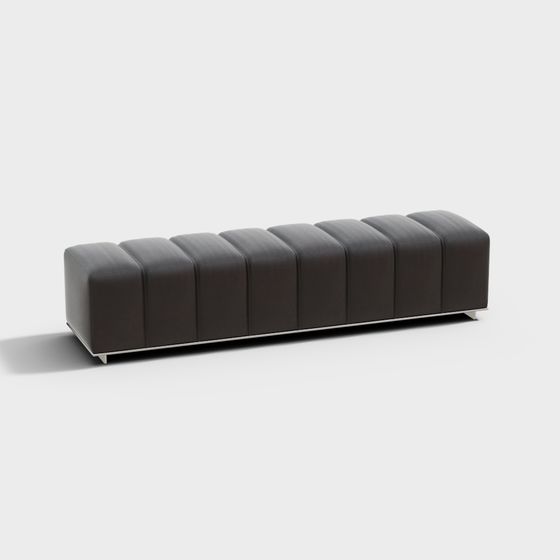 Urban Bench 3D model for Modern Design