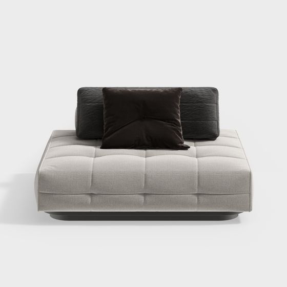 Stylish Low-Polygon 3D Sofa Model