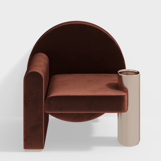 Elegant Arc Sofa 3D model for Contemporary Spaces