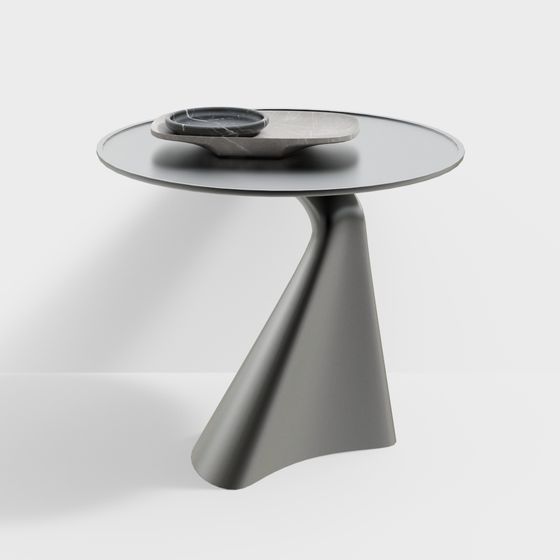 Sleek Low-Poly Side Table 3D model