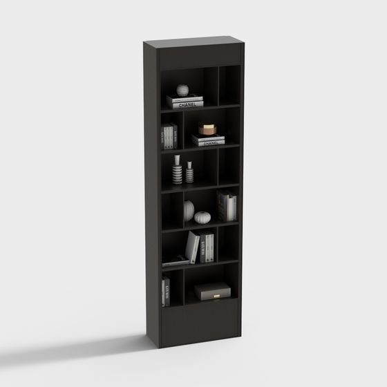Urban Elegance Bookshelf 3D model
