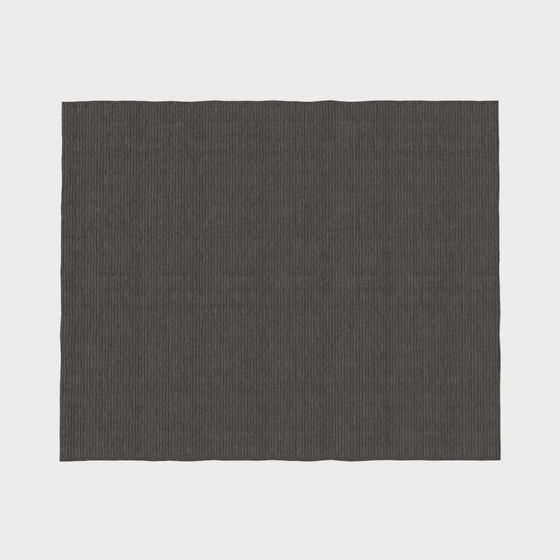 Rustic Ribbed Rug 3D model