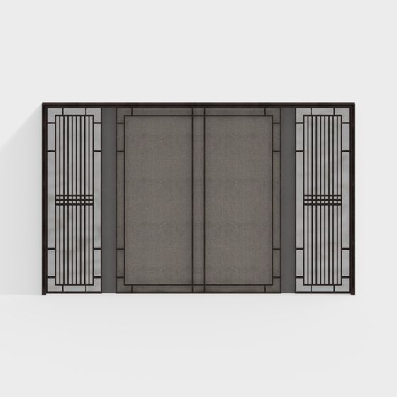 City Gate Low Poly 3D Model