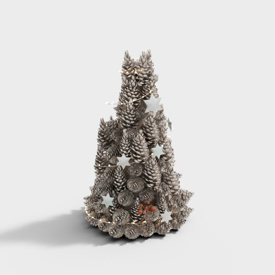 Low-Poly Christmas Tree 3D model