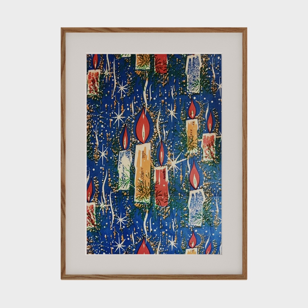 Christmas Candle 3D Model – Festive Low-Poly Design