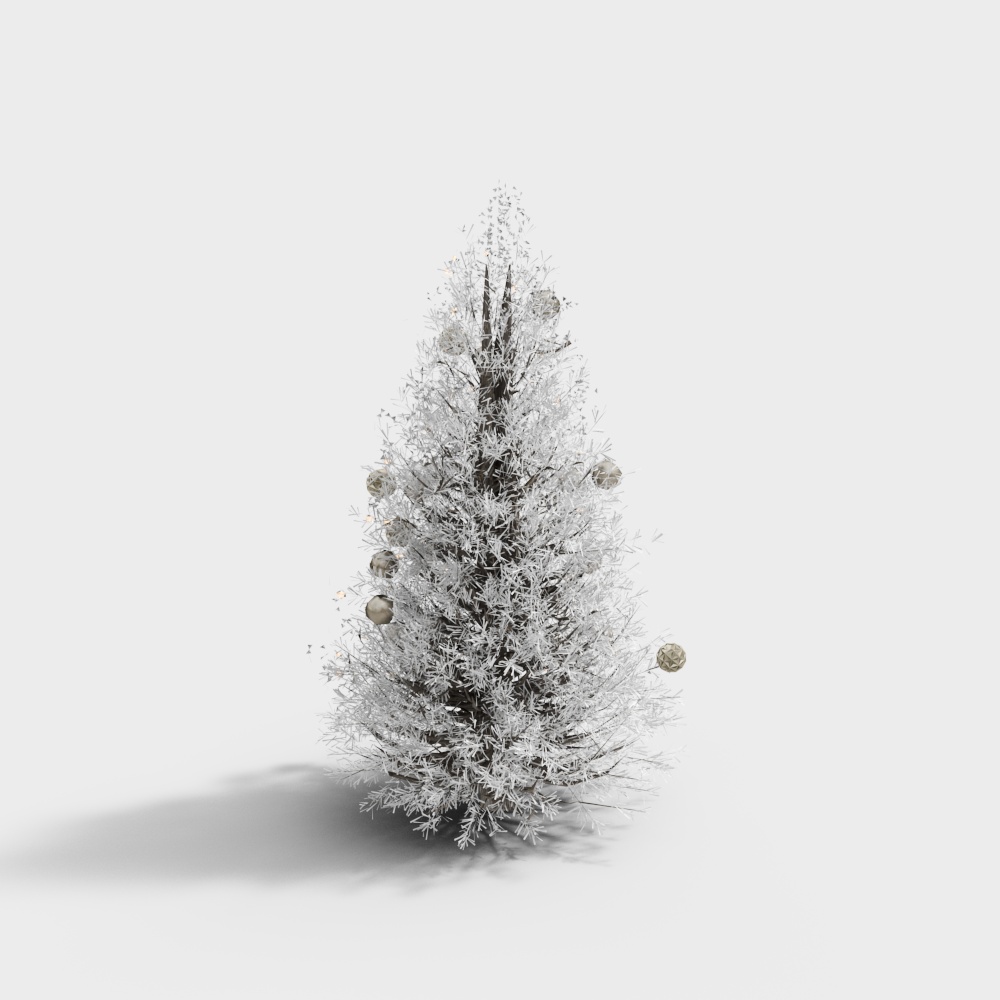 Charming Low-Poly Christmas Tree 3D Model – Festive Decor