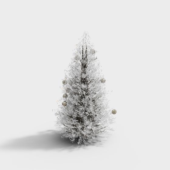 Charming Low-Poly Christmas Tree 3D model