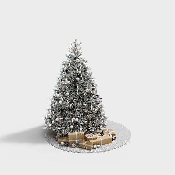 Low-Poly Christmas Tree 3D model