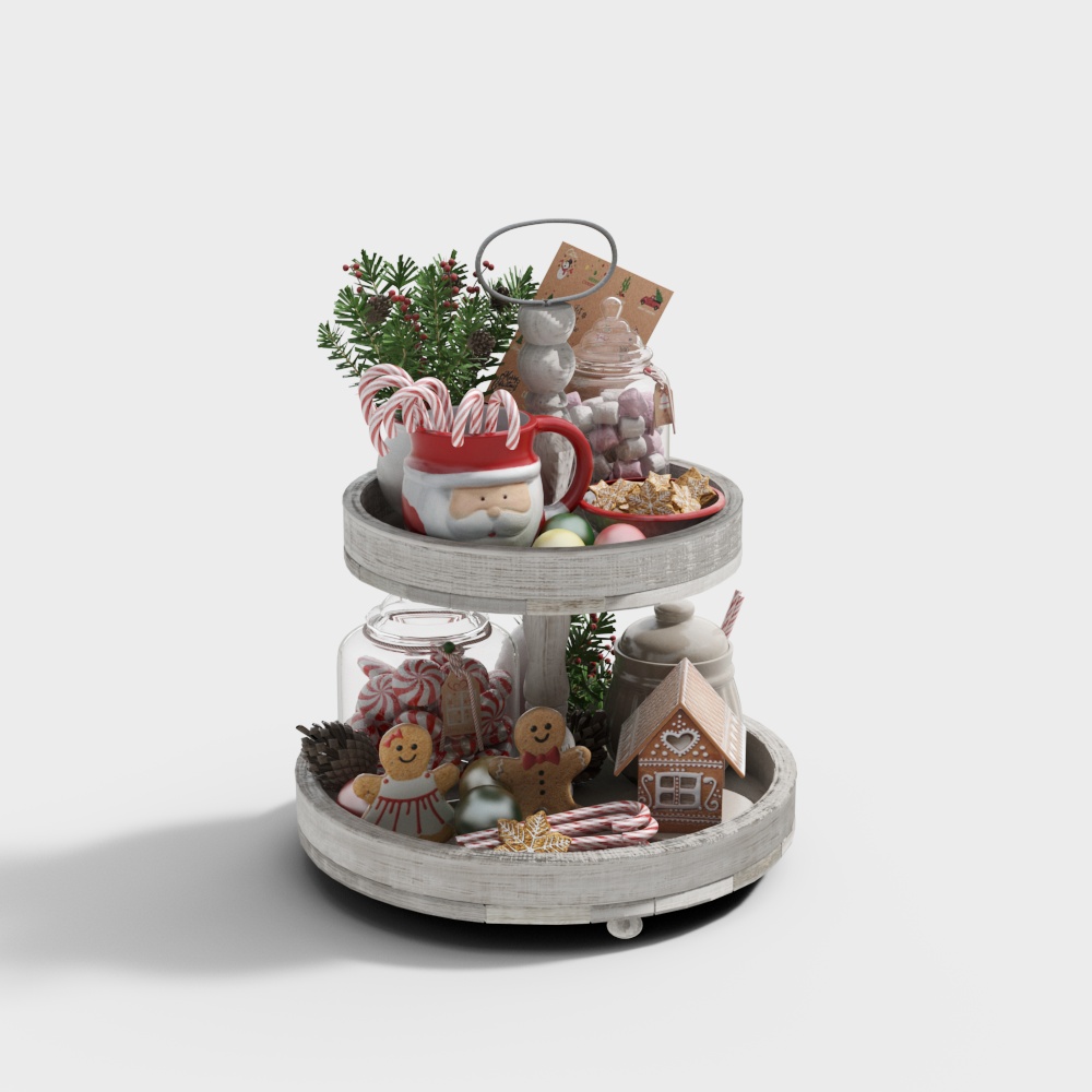 Modern Christmas ornament collection