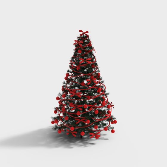 Low-Poly Christmas Tree 3D Model